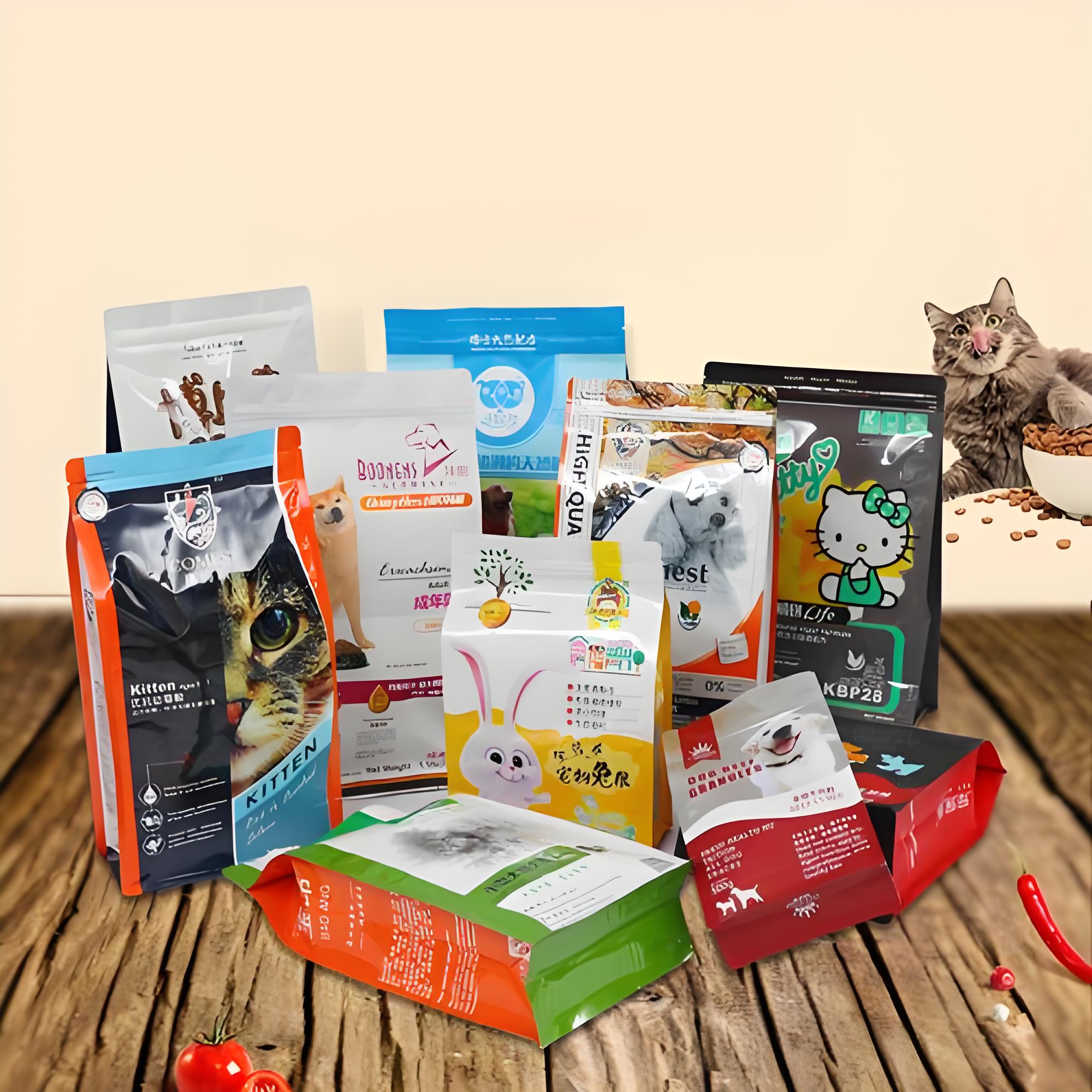 东沙群岛八边封袋猫粮狗粮猫砂袋 - 方案